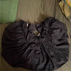 Black Queen Size Bed Skirt
